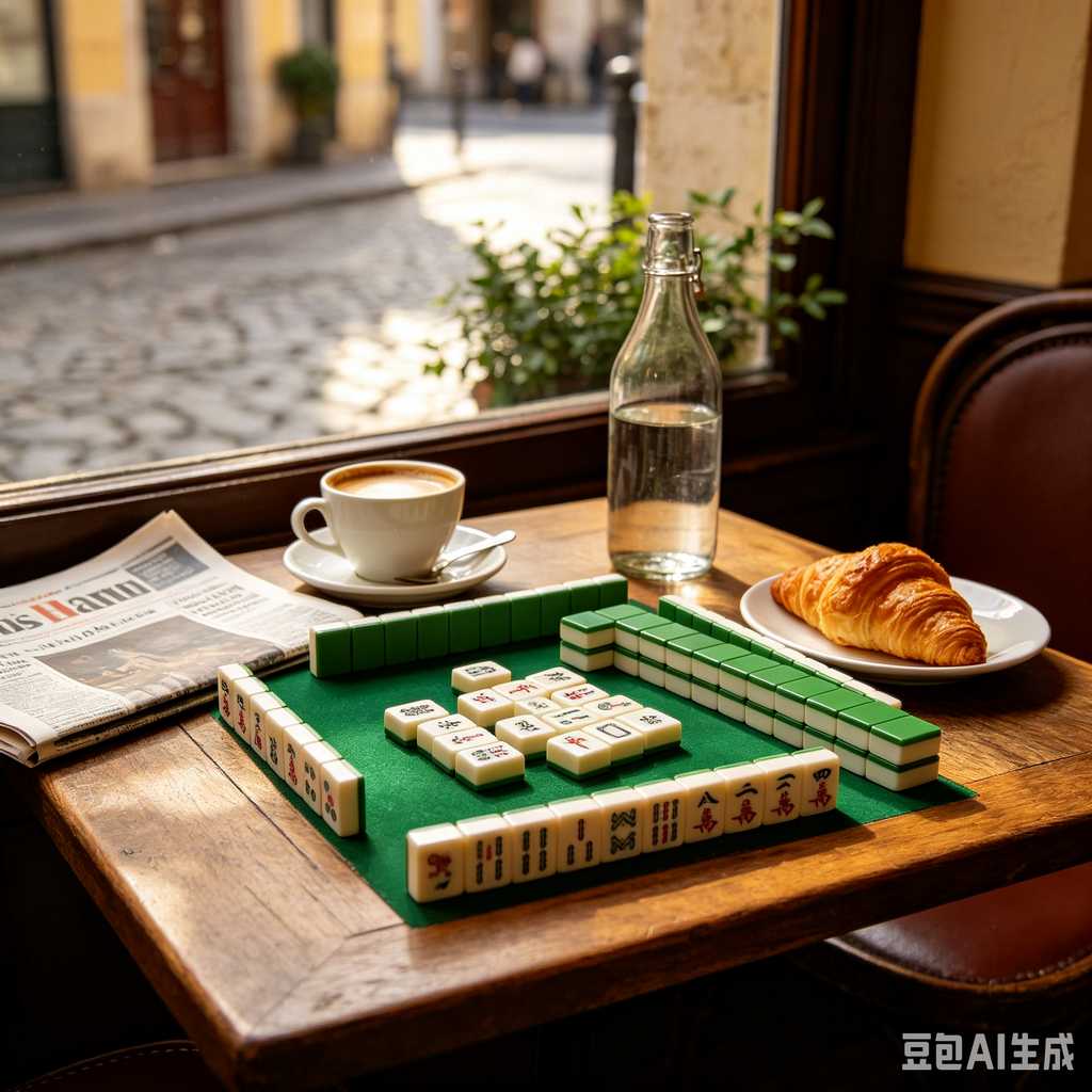 oil painting mahjong set