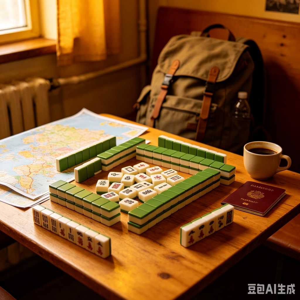 colored mahjong tile racks