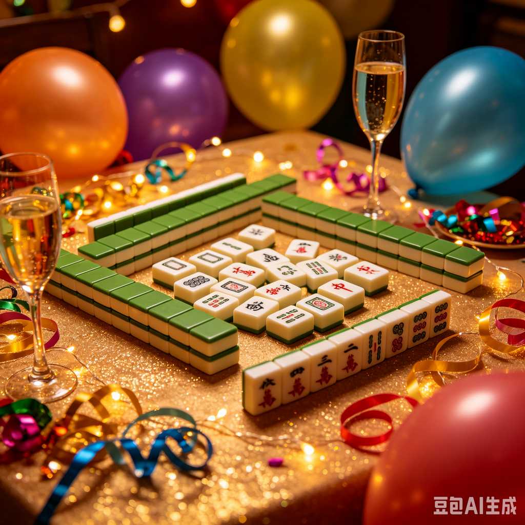 traditional color mahjong set