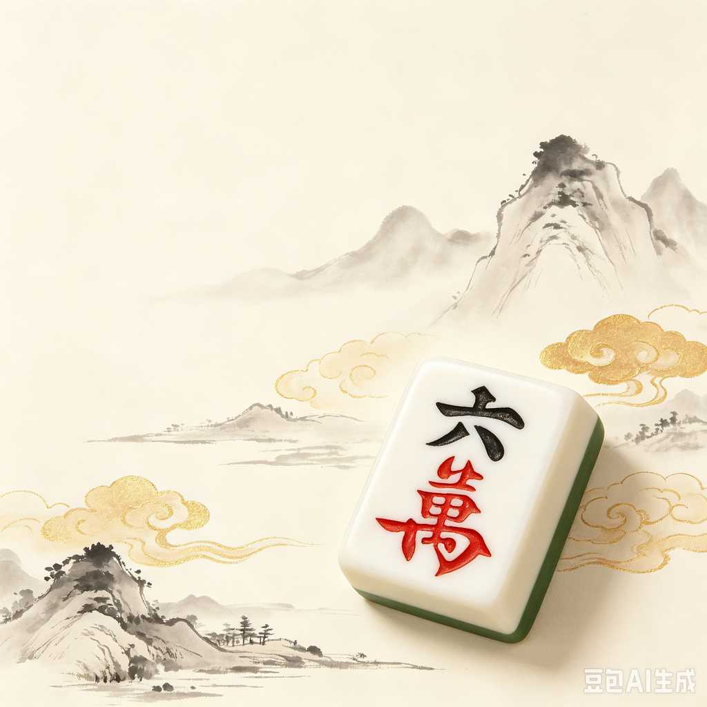 compact mahjong set with case